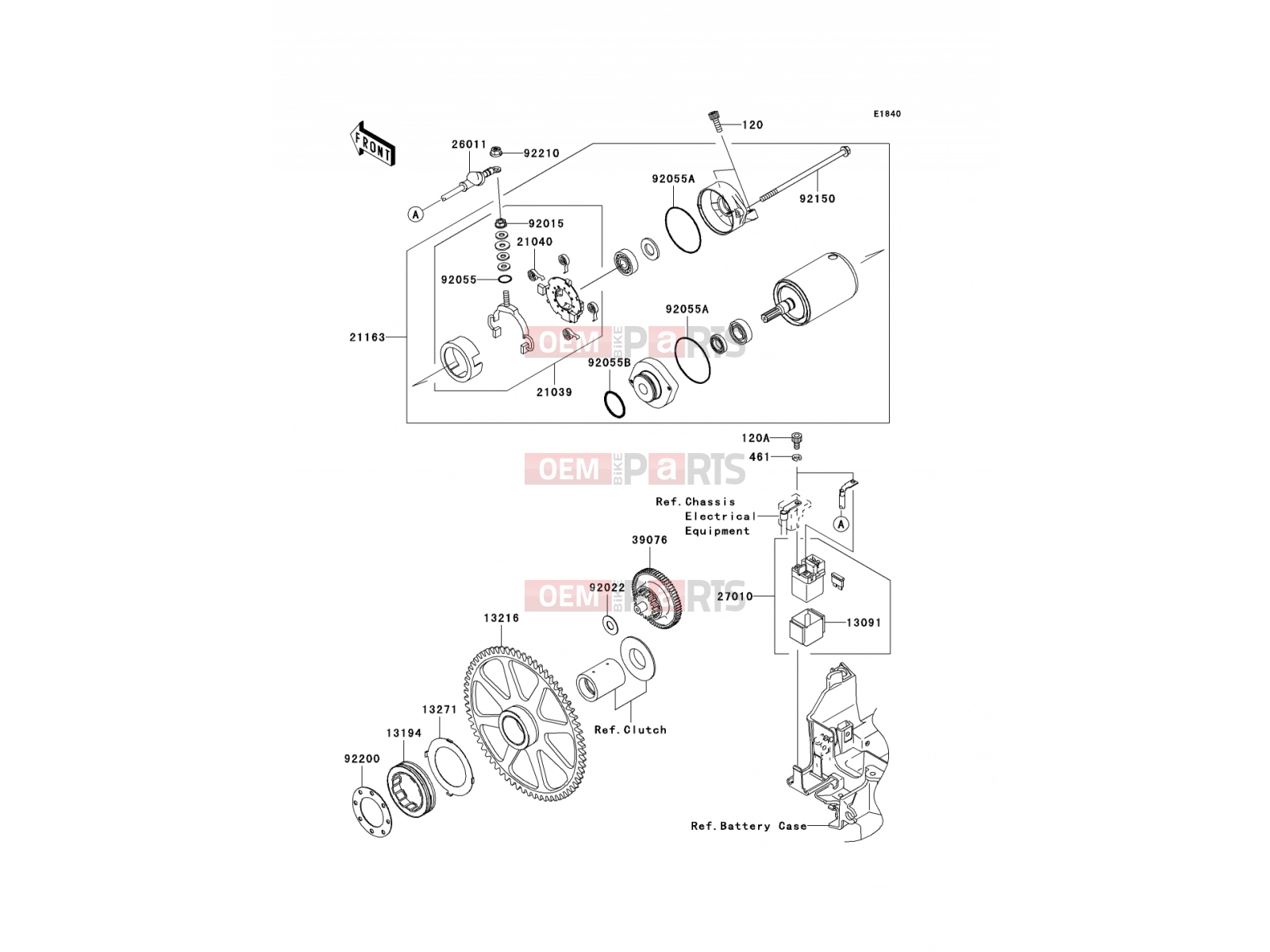 KAWASAKI 2005 Starter Motor