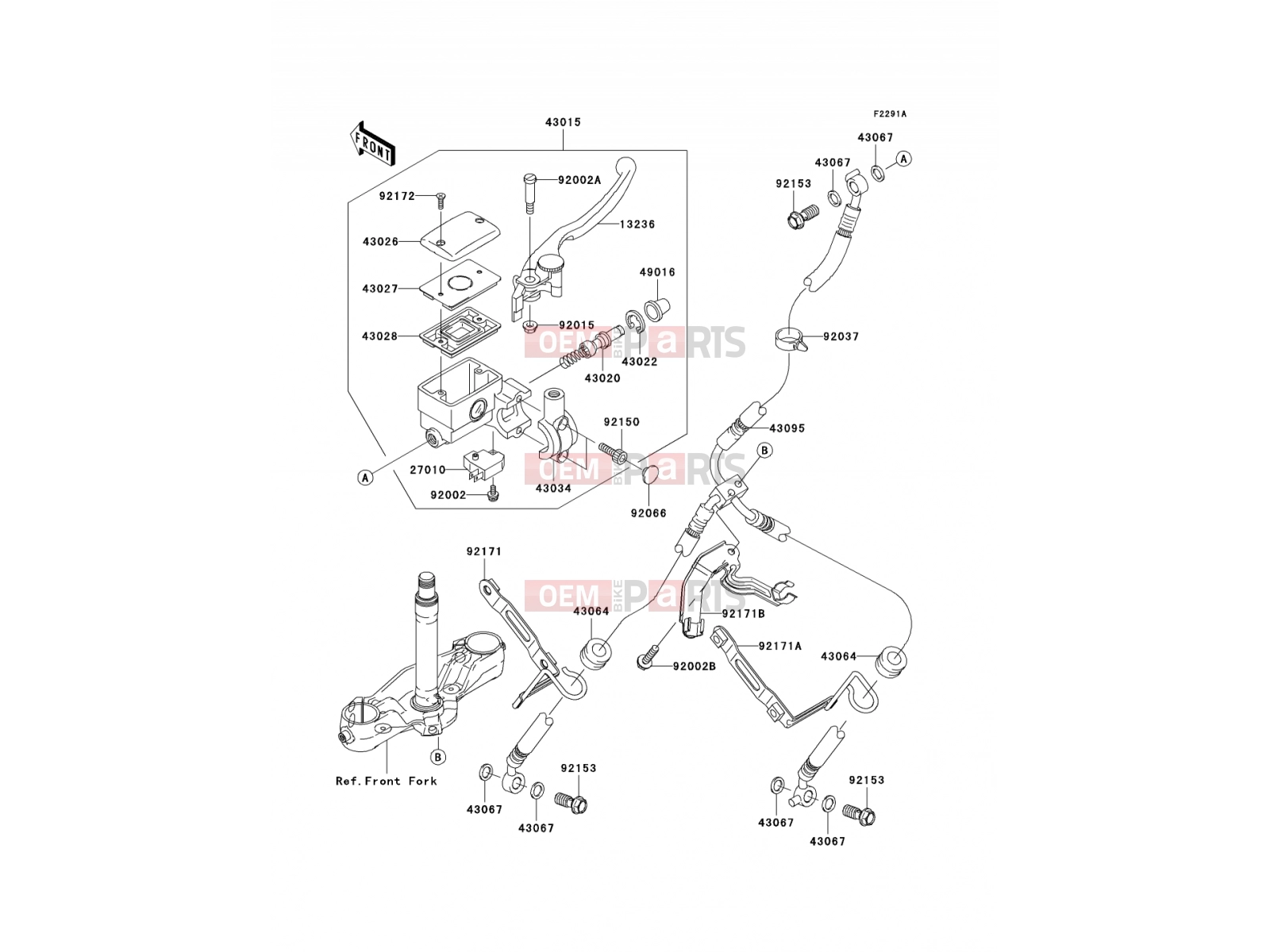 KAWASAKI 2005 Front Master Cylinder
