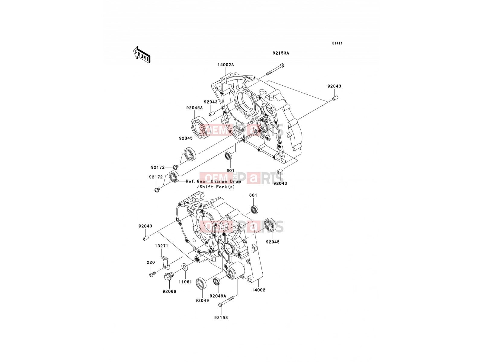 KAWASAKI 2005 Crankcase