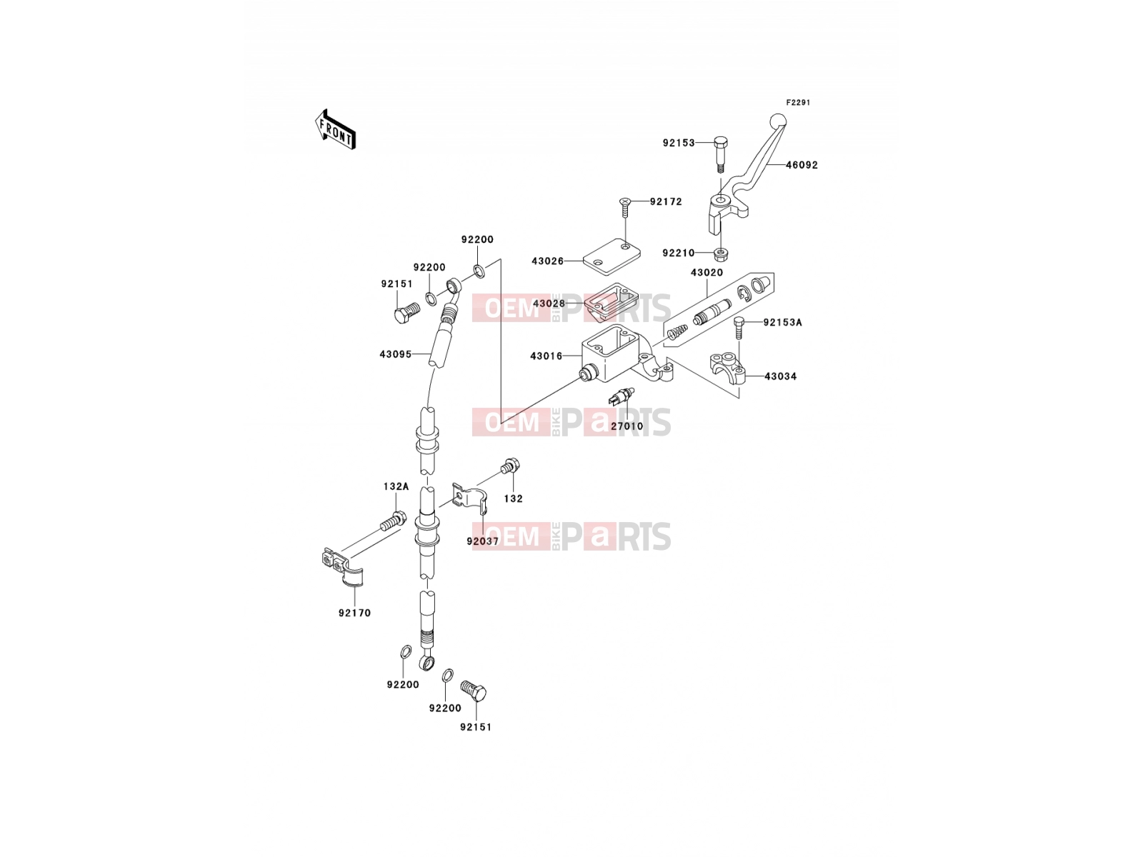 KAWASAKI 2005 Front Master Cylinder