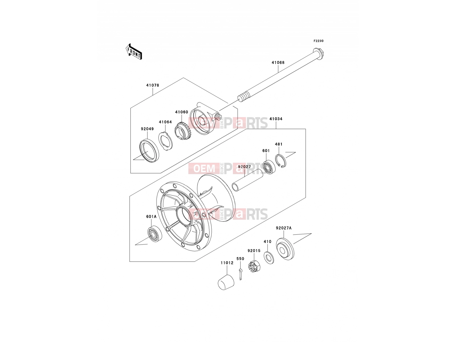 KAWASAKI 2006 Front Hub