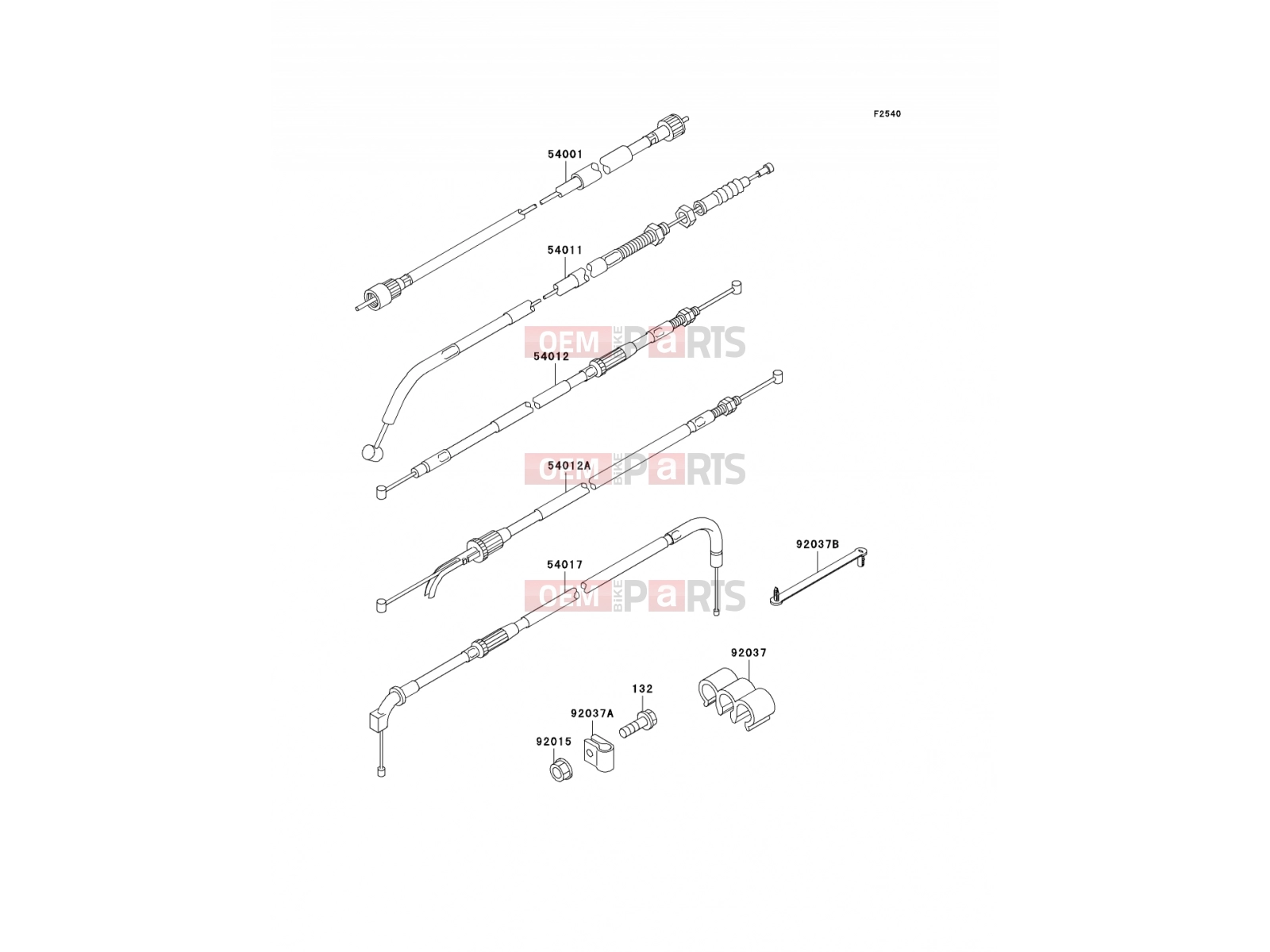 KAWASAKI 2006 Cables