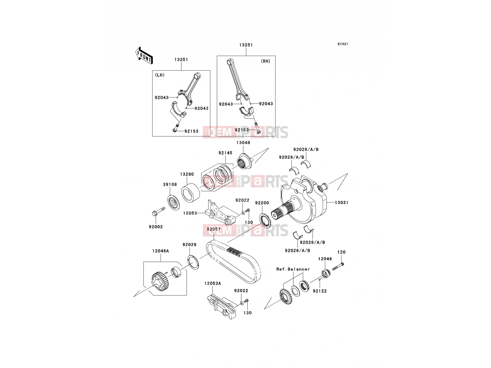 KAWASAKI 2006 Crankshaft