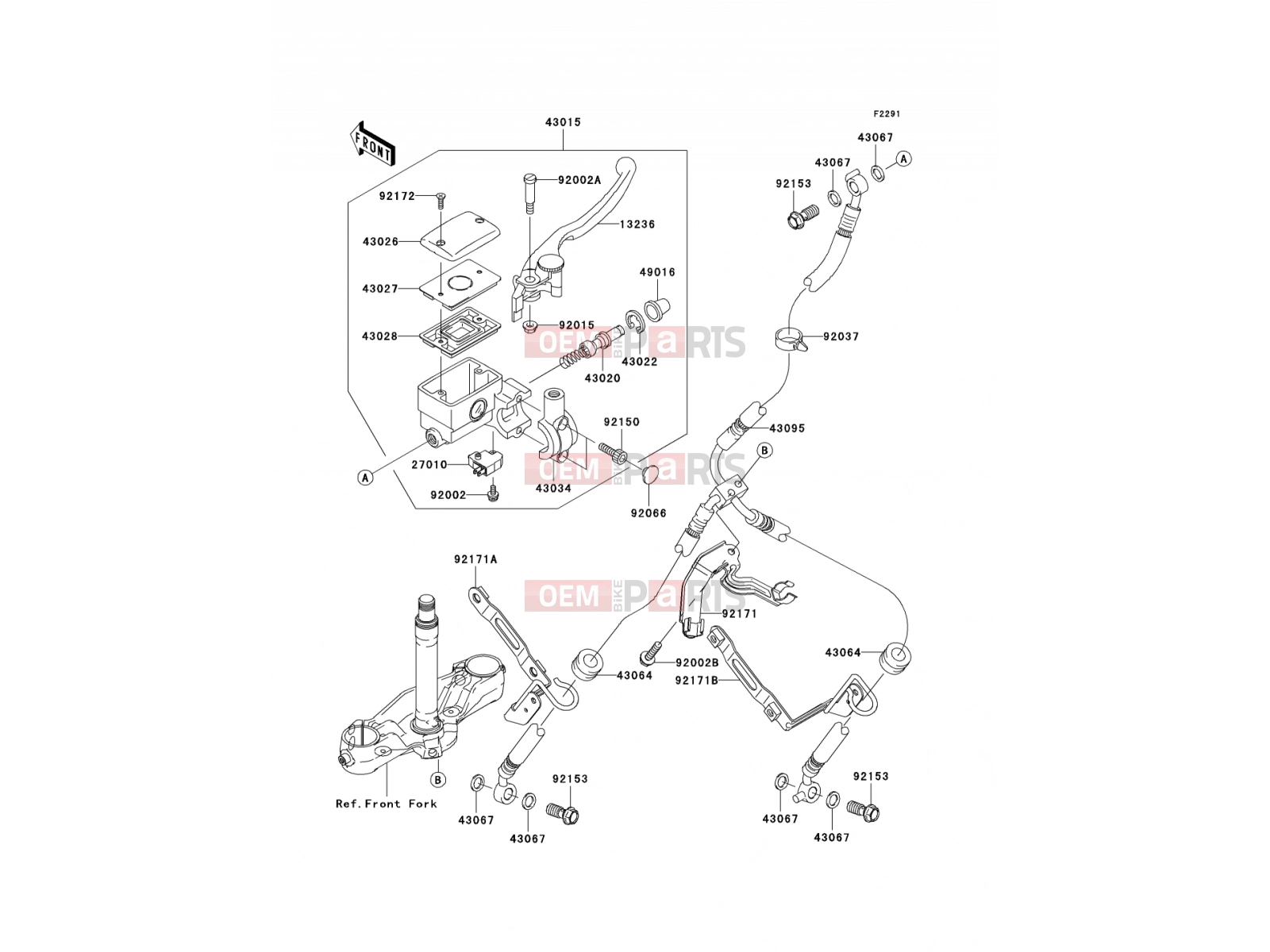KAWASAKI 2006 Front Master Cylinder
