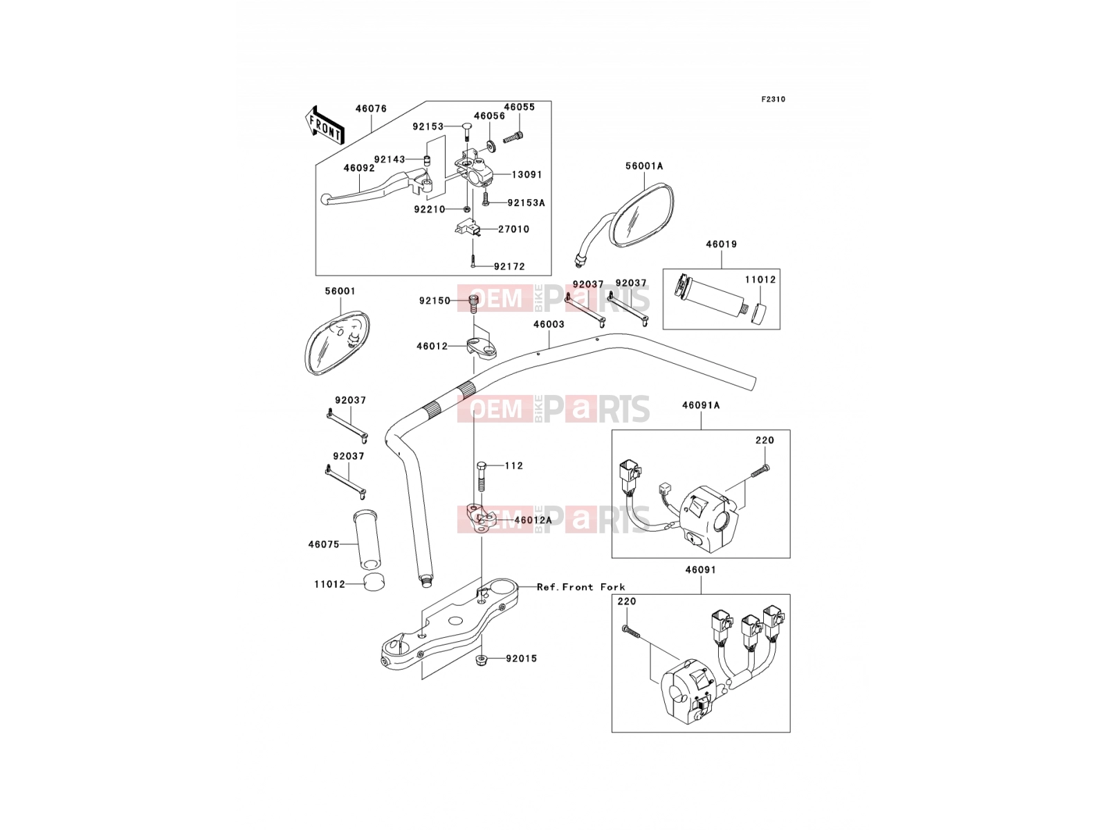 KAWASAKI 2006 Handlebar
