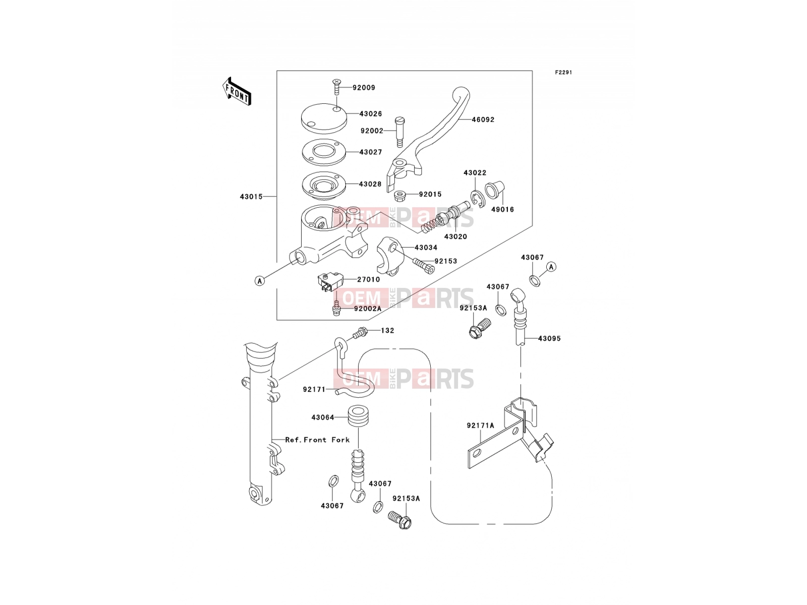KAWASAKI 2006 Front Master Cylinder