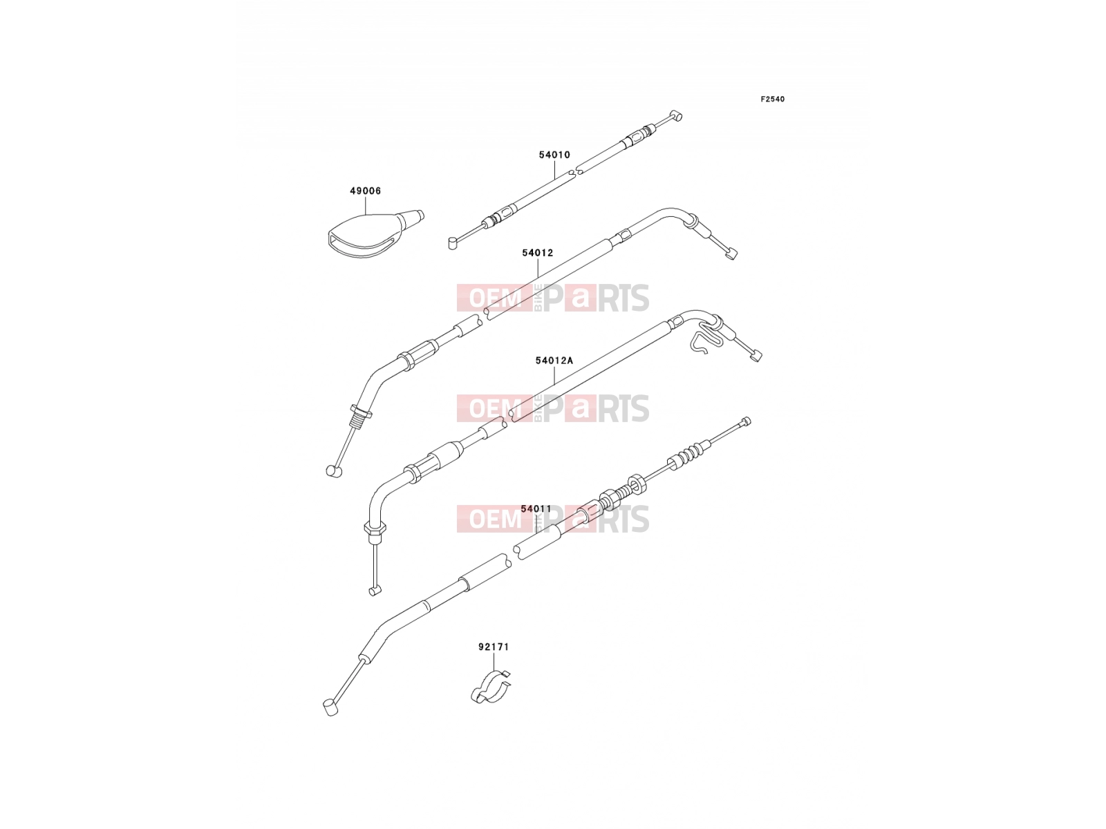 KAWASAKI 2006 Cables