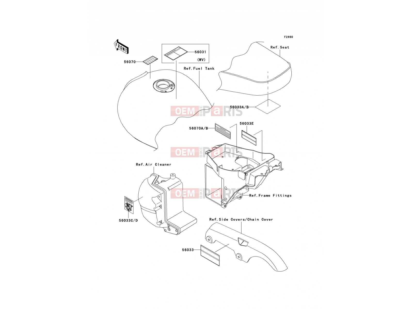 KAWASAKI 2006 Labels