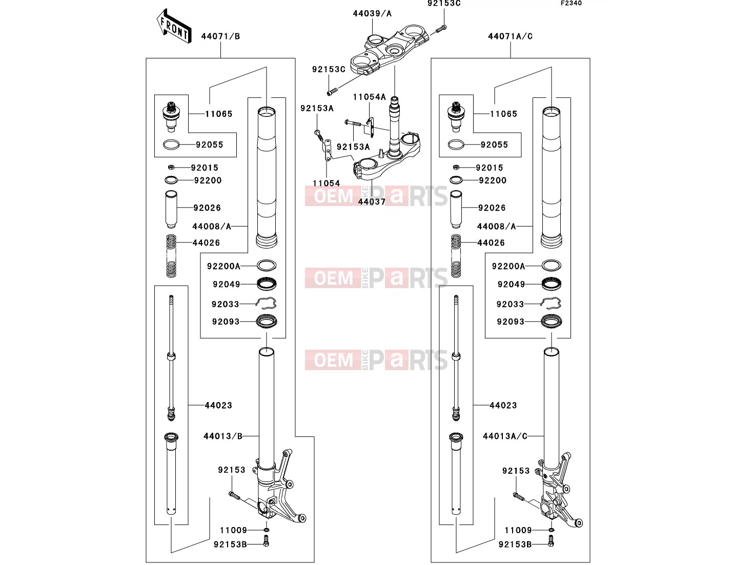 KAWASAKI 2006 Front Fork