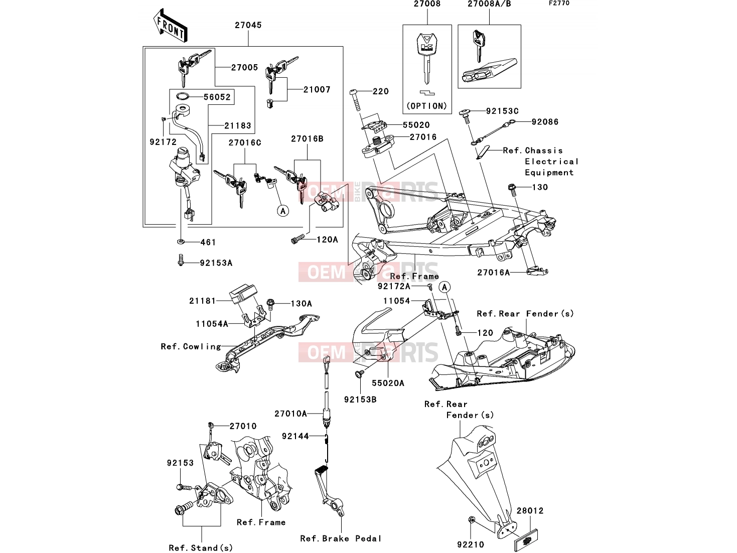 KAWASAKI 2006 Ignition Switch