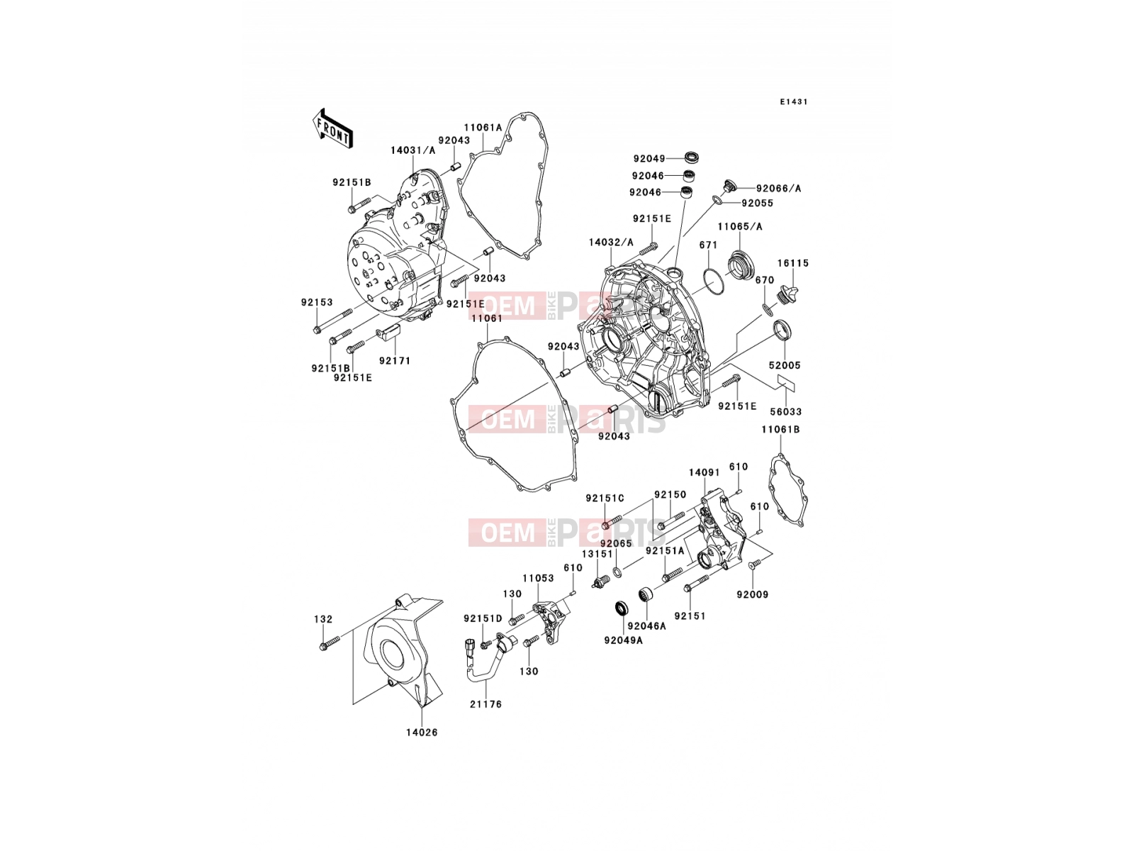 KAWASAKI 2007 Engine Cover(s)