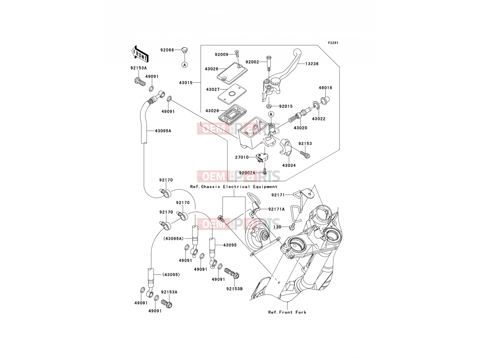 KAWASAKI 2007 Front Master Cylinder