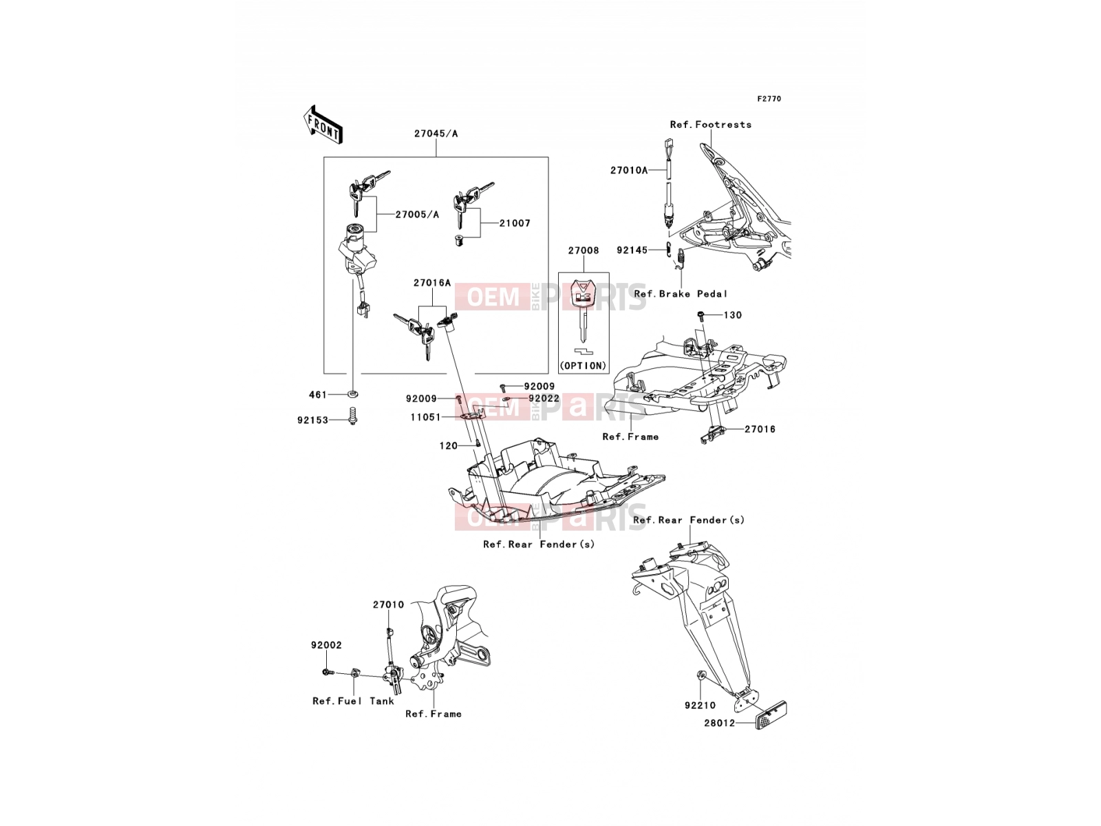 KAWASAKI 2007 Ignition Switch