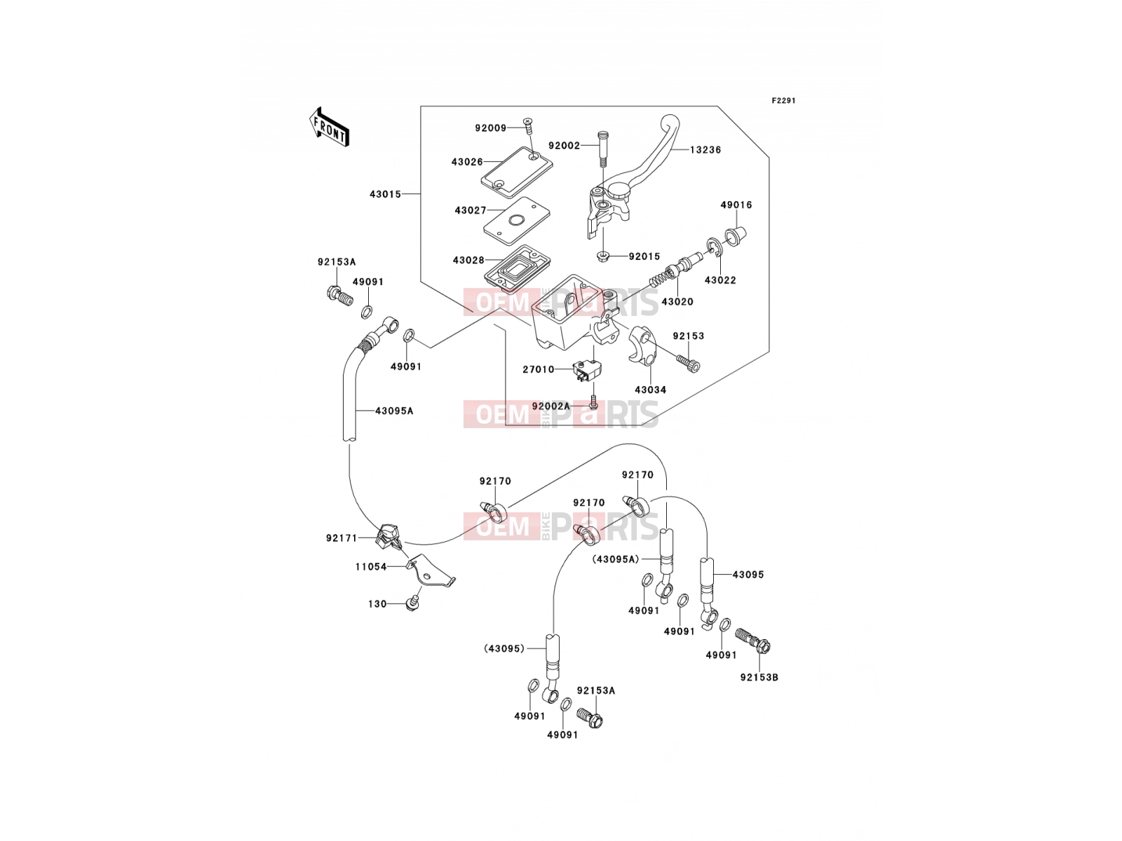 KAWASAKI 2007 Front Master Cylinder