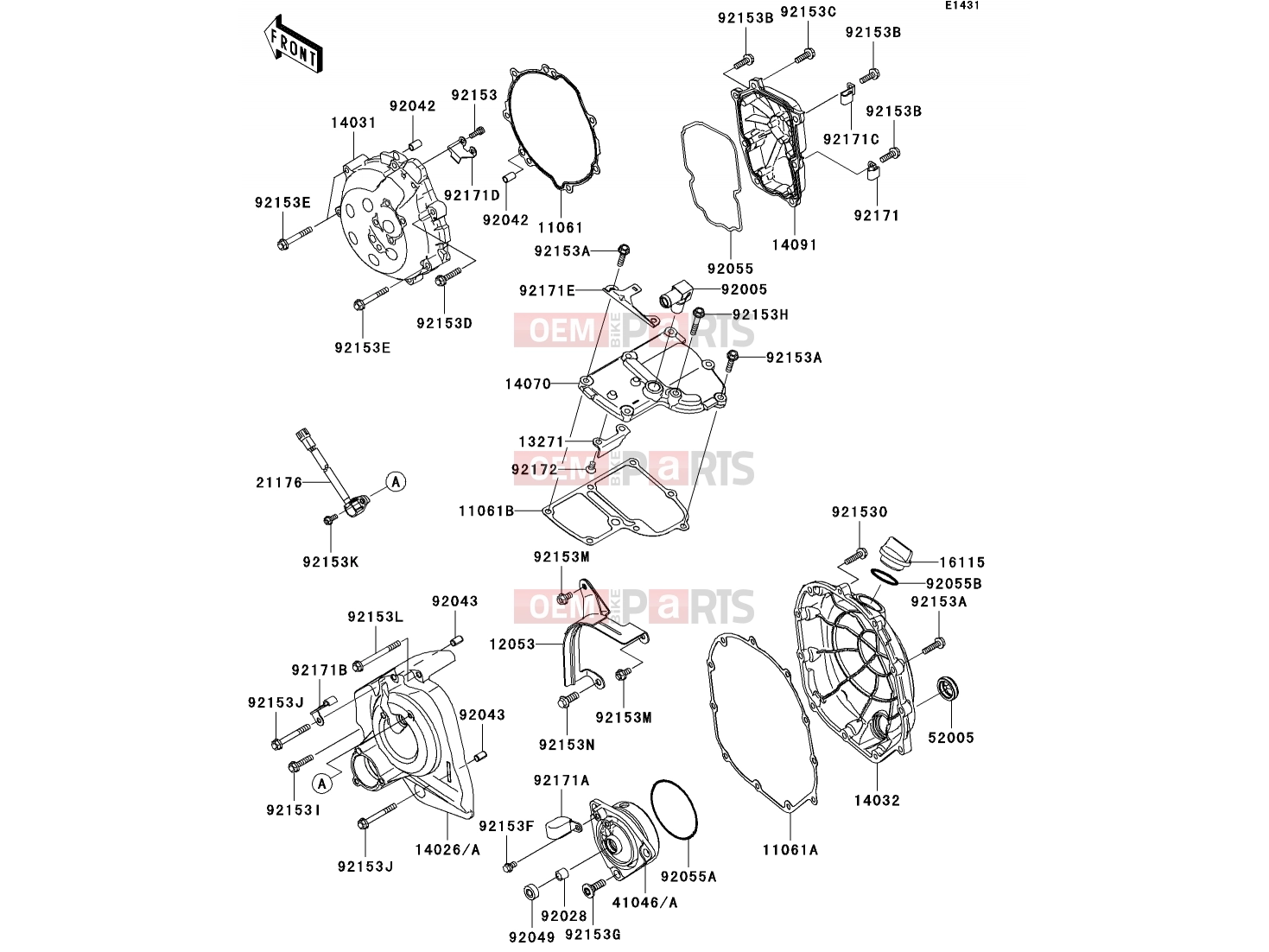 KAWASAKI 2007 Engine Cover(s)