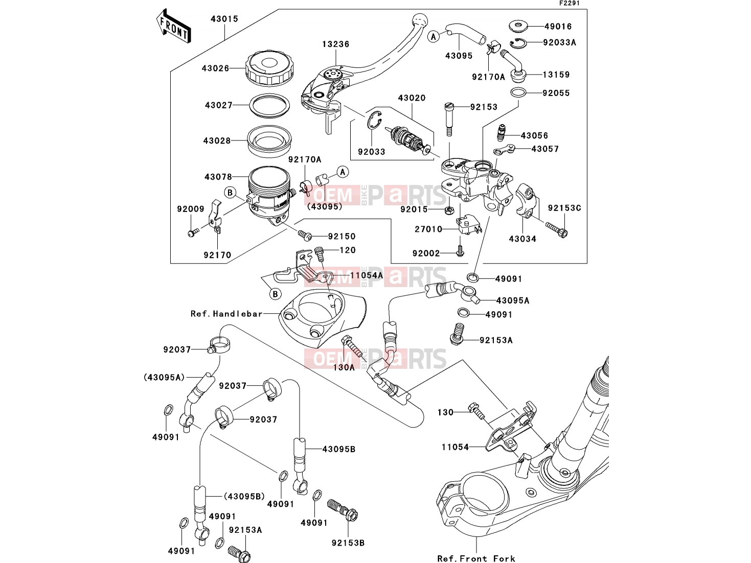 KAWASAKI 2007 Front Master Cylinder