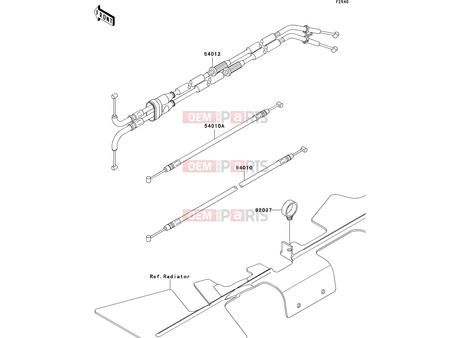 KAWASAKI 2007 Cables