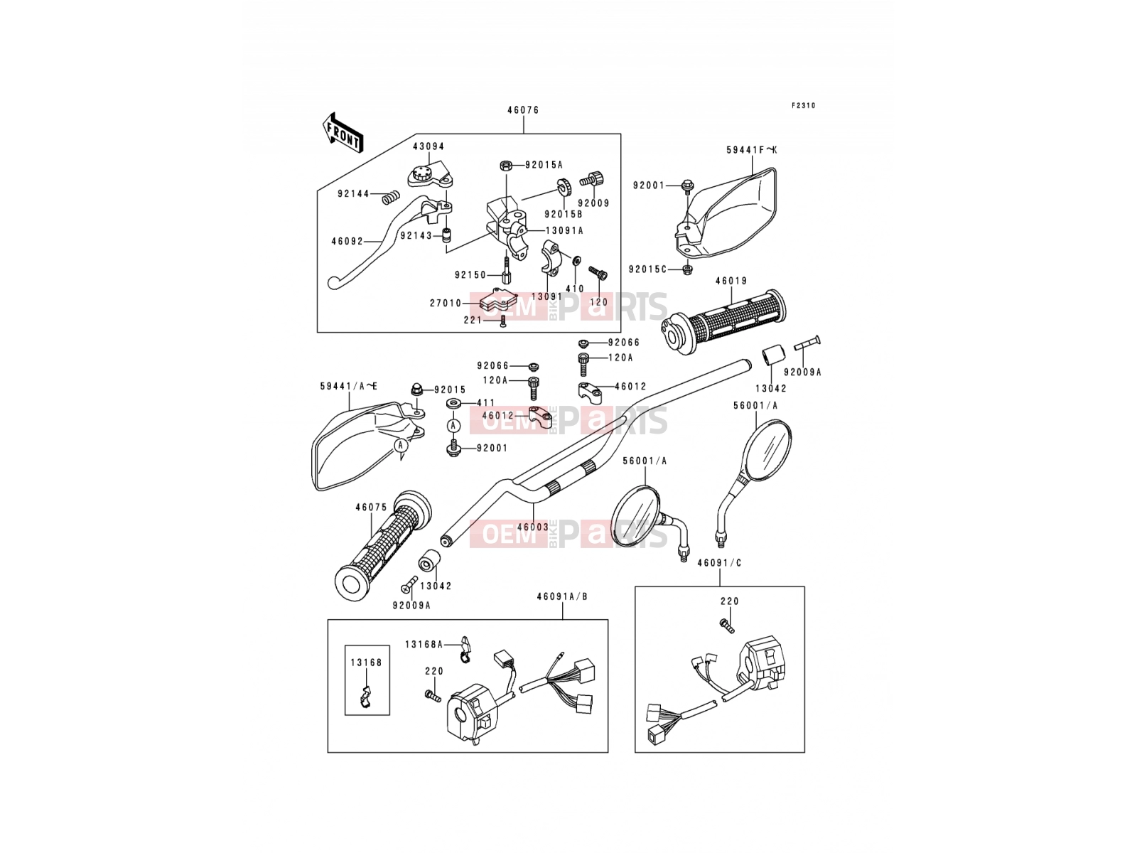KAWASAKI 1995 Handlebar