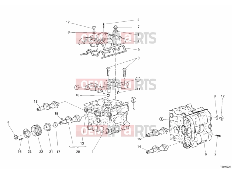 DUCATI 2007 Monster S4RS CYLINDER HEAD » ENGINE CASE
