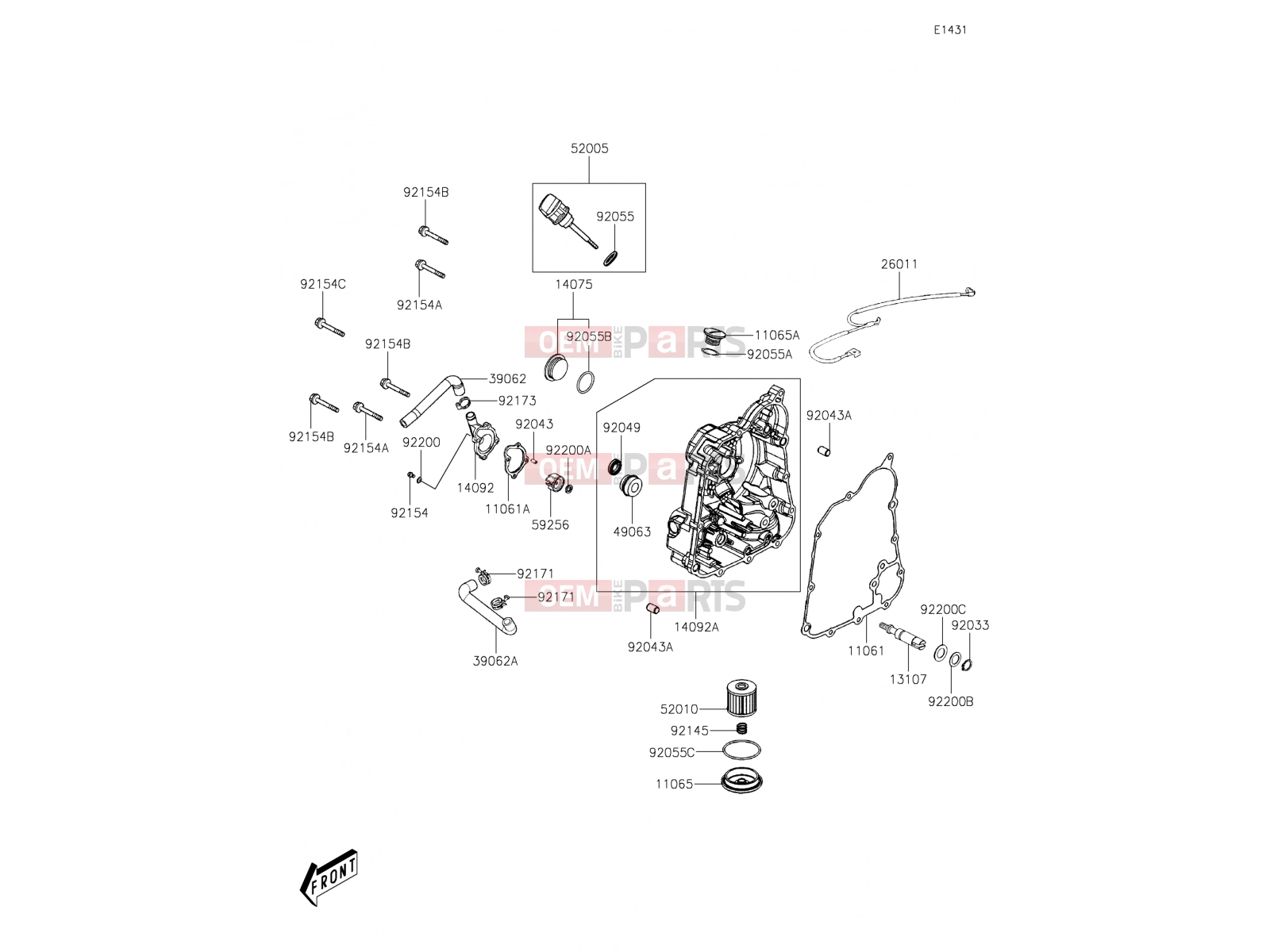 KAWASAKI 2019 Engine Cover(s)
