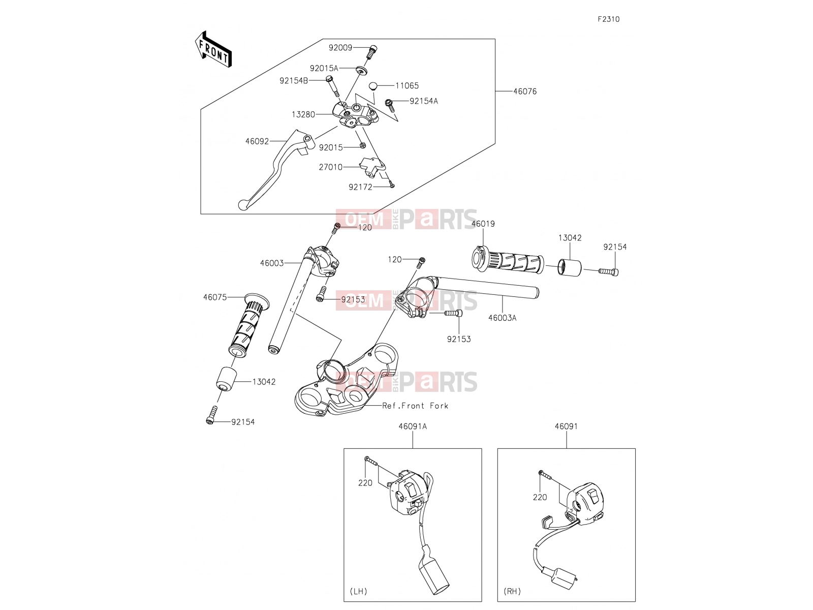 KAWASAKI 2019 Handlebar