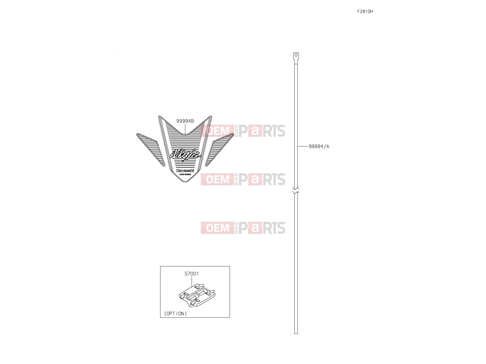 KAWASAKI 2019 Accessory(Decals)