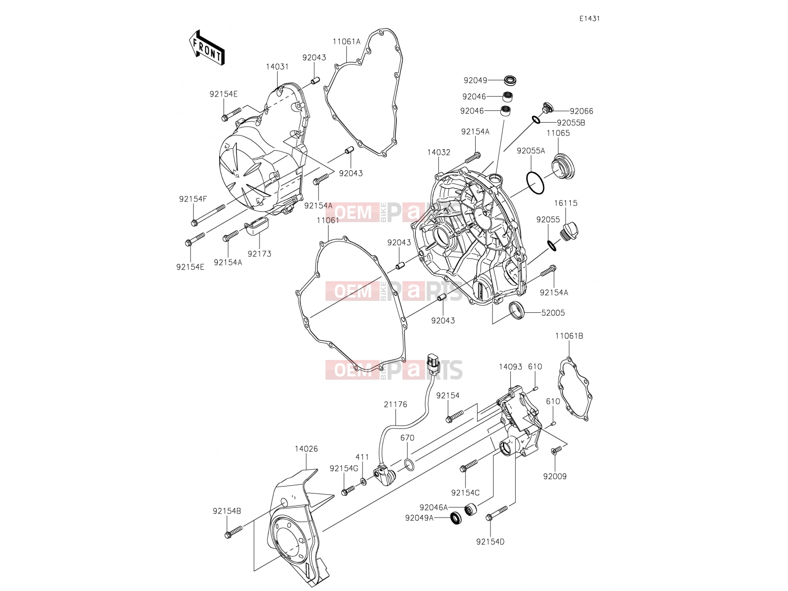 KAWASAKI 2019 Engine Cover(s)