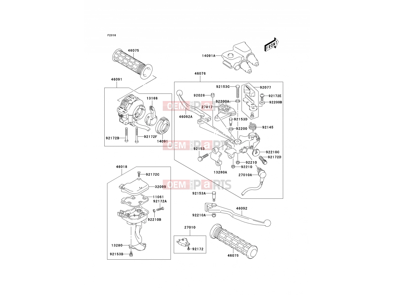 KAWASAKI 2006 Handle Lever