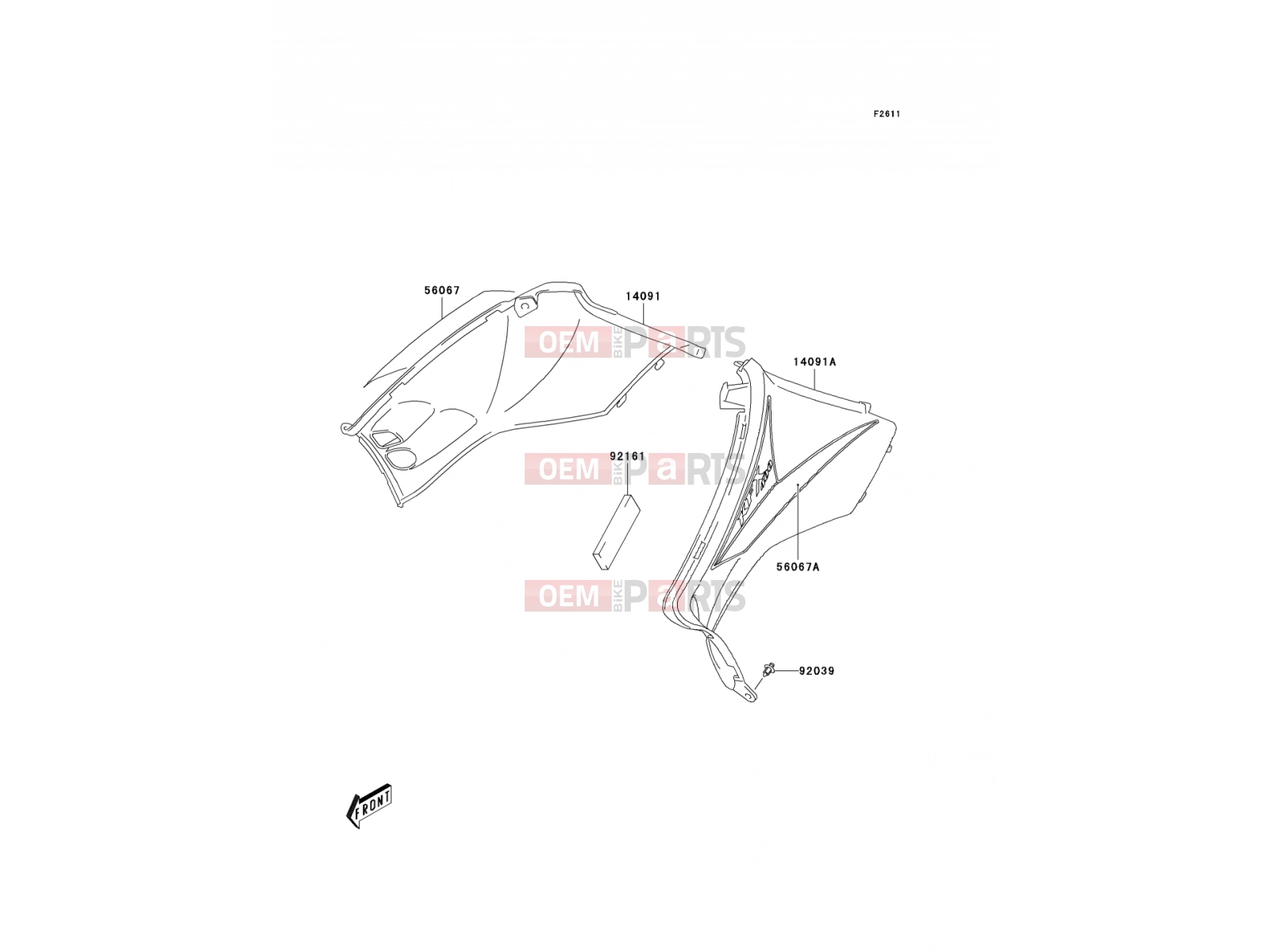 KAWASAKI 2006 Side Covers
