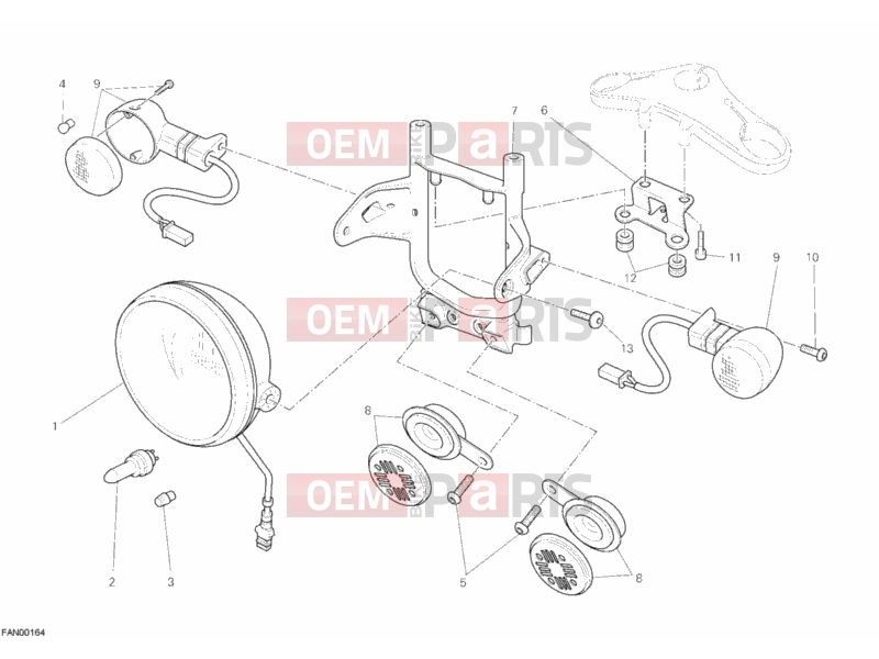 DUCATI 2007 Sportclassic 1000 HEADLIGHT » LIGHTING SYSTEM