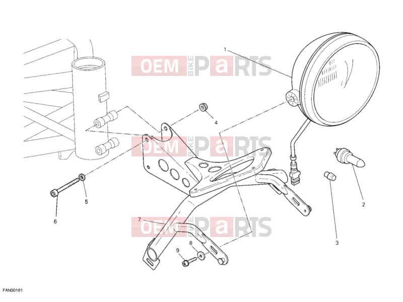 DUCATI 2007 Sportclassic 1000 S HEADLIGHT » LIGHTING SYSTEM
