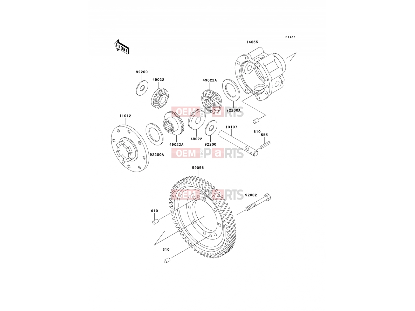 KAWASAKI 2002 Differential