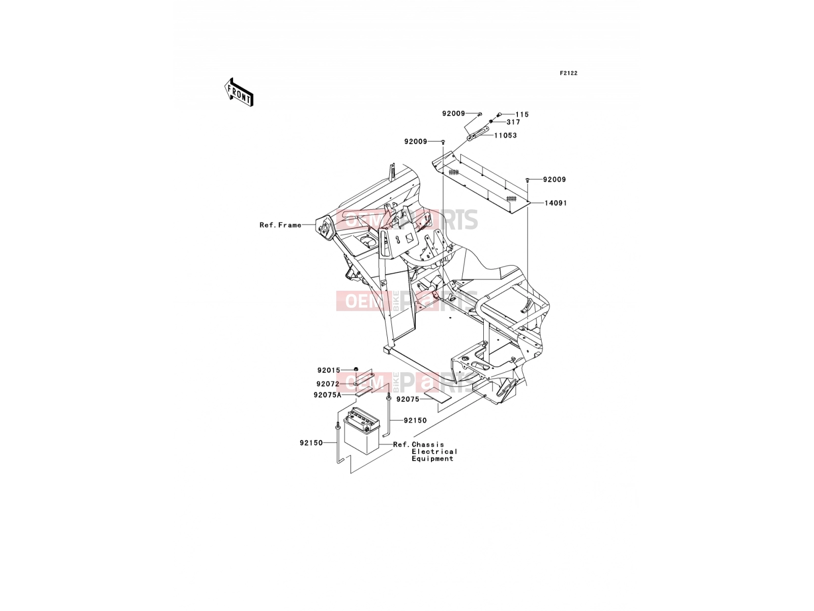 KAWASAKI 2011 Engine Mount