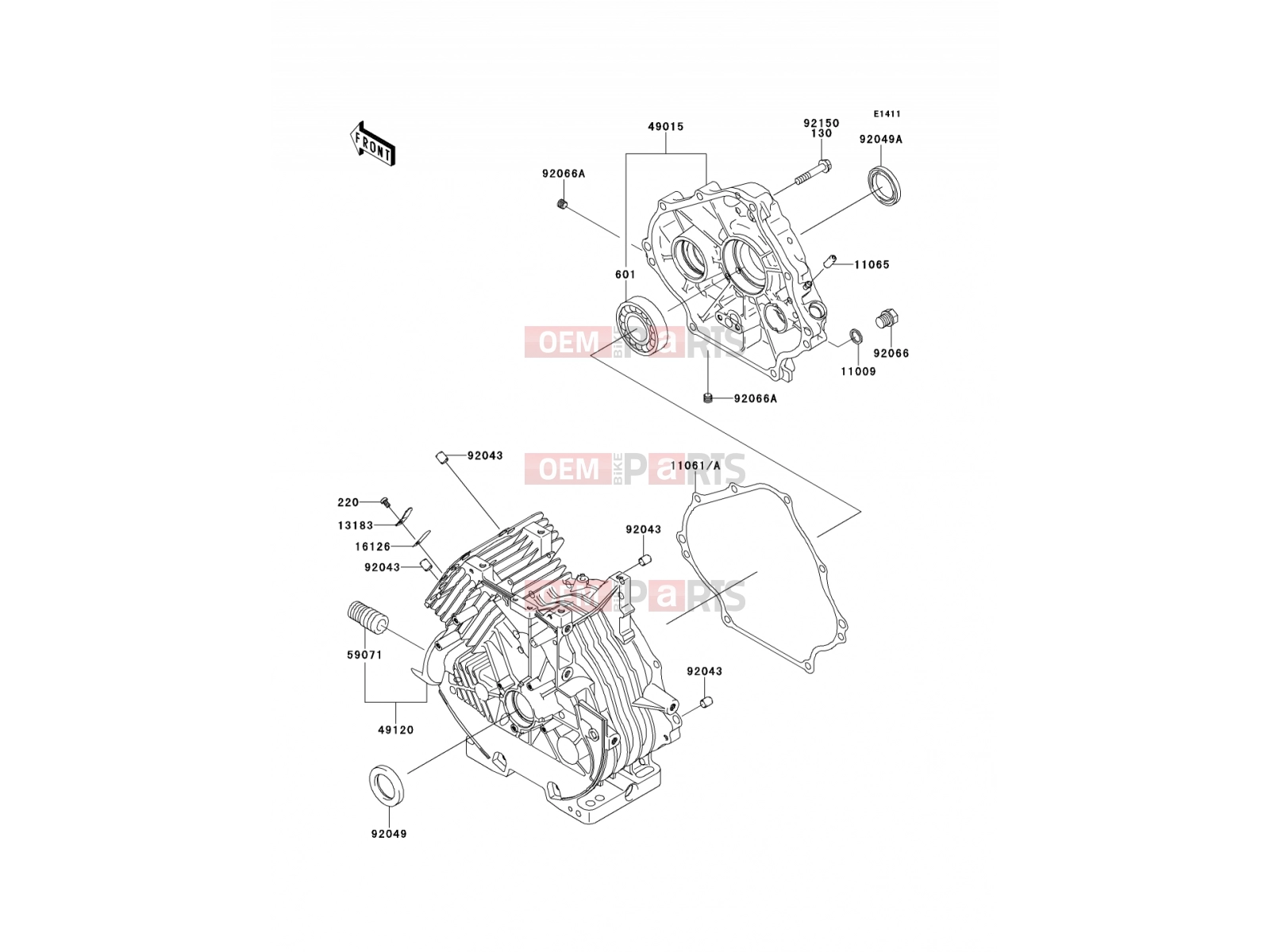 KAWASAKI 2012 Crankcase