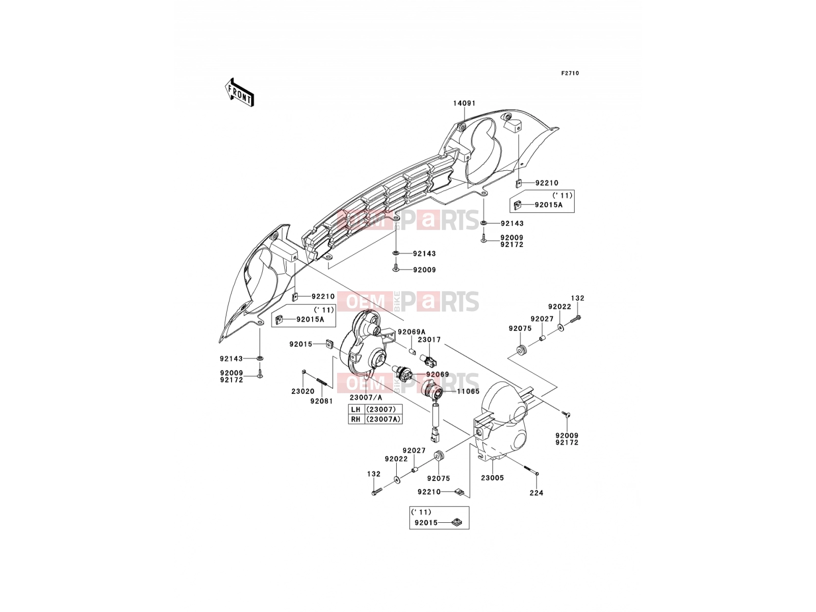 KAWASAKI 2012 Headlight(s)