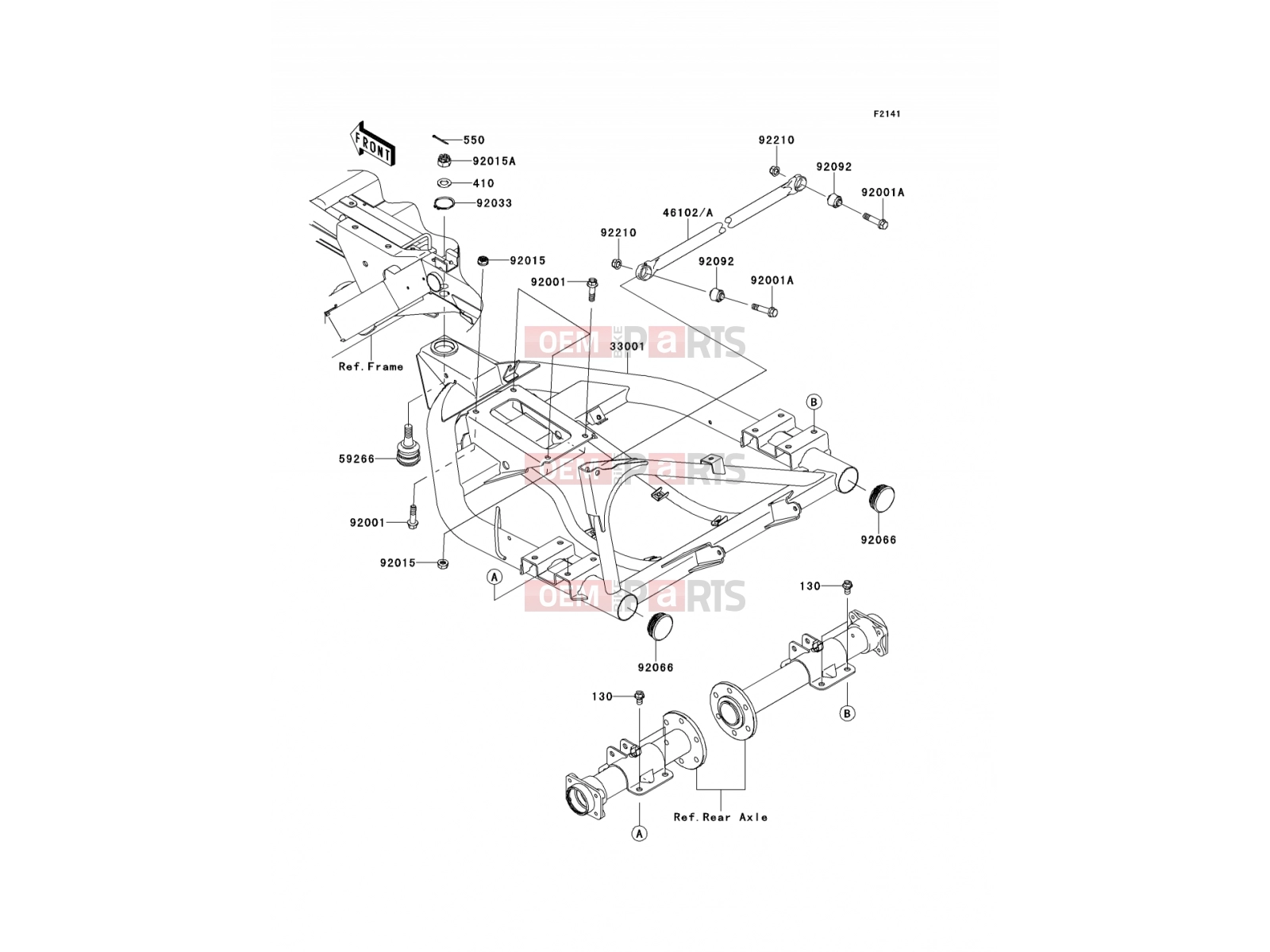 KAWASAKI 2013 Swingarm