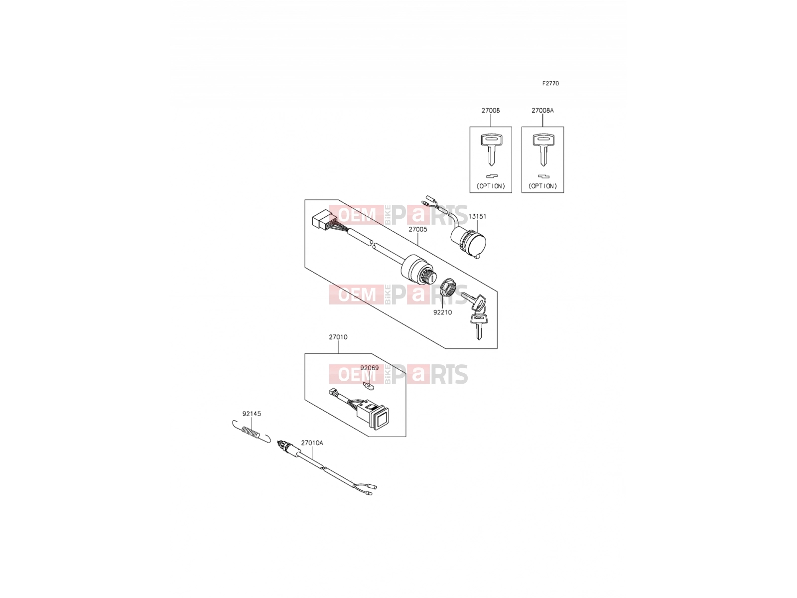 KAWASAKI 2016 Ignition Switch