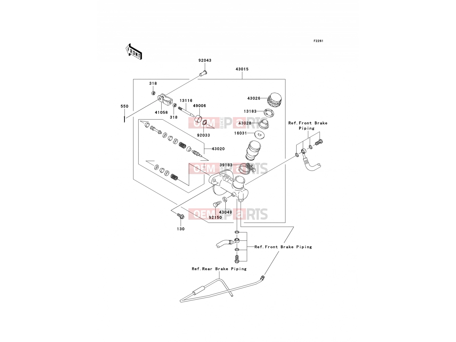 KAWASAKI 2007 Master Cylinder