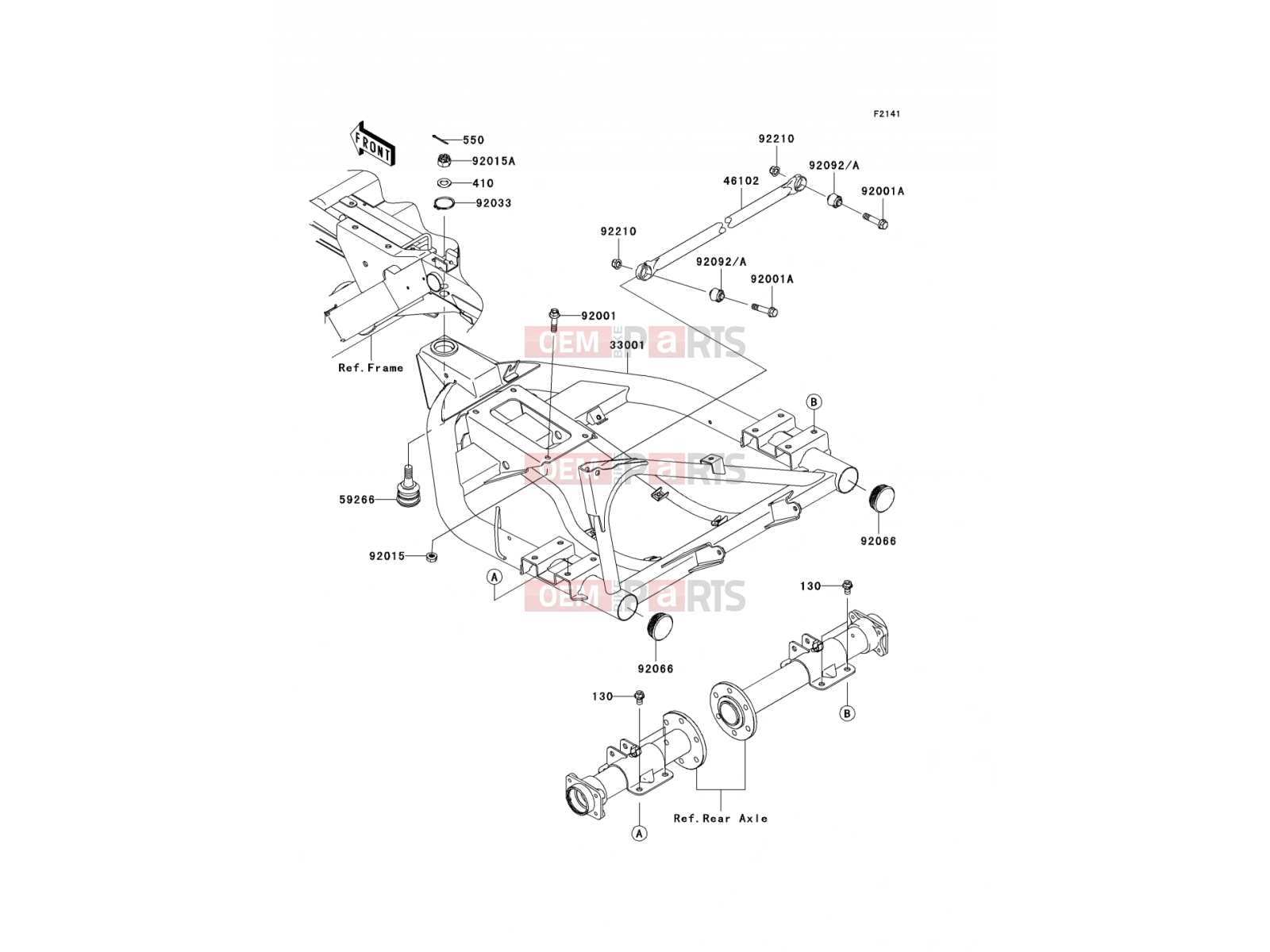 KAWASAKI 2009 Swingarm