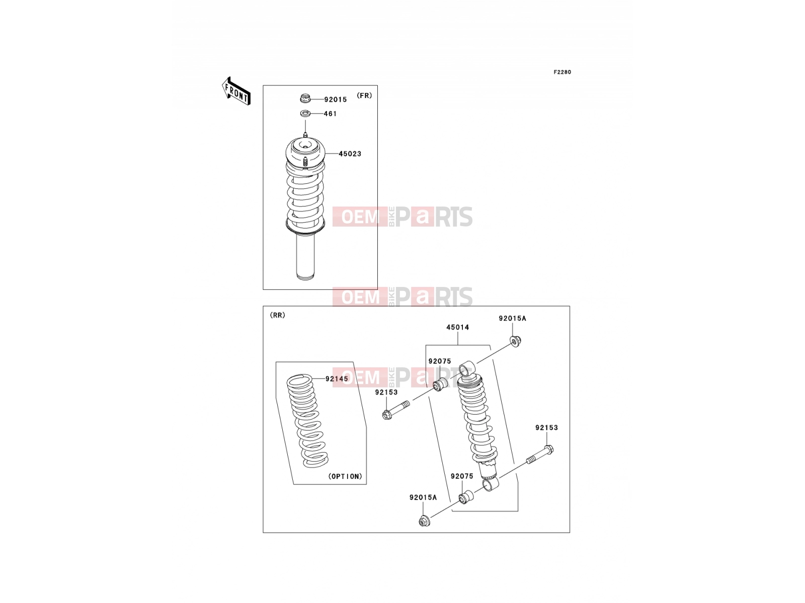 KAWASAKI 2009 Shock Absorber(s)