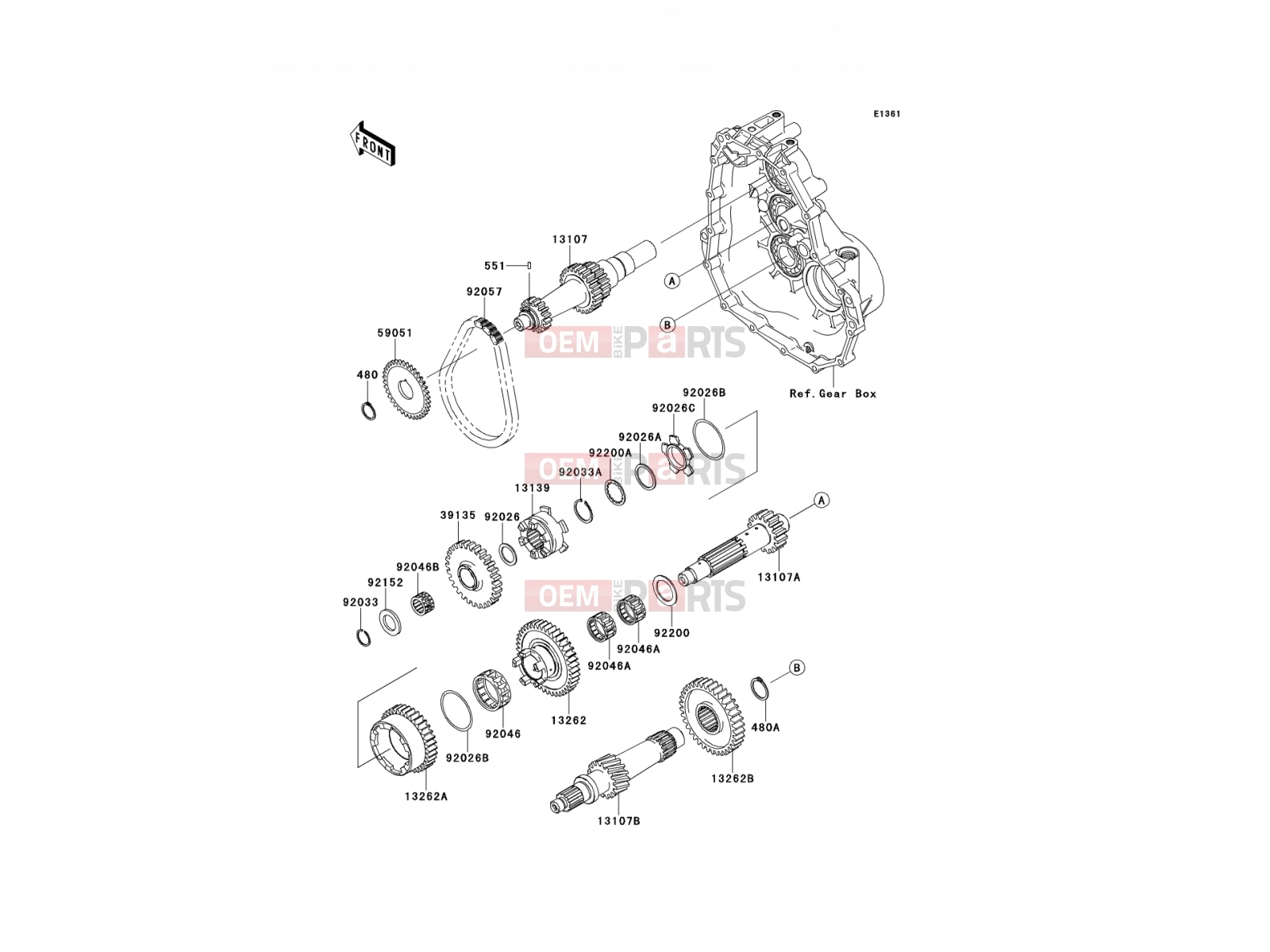 KAWASAKI 2014 Transmission