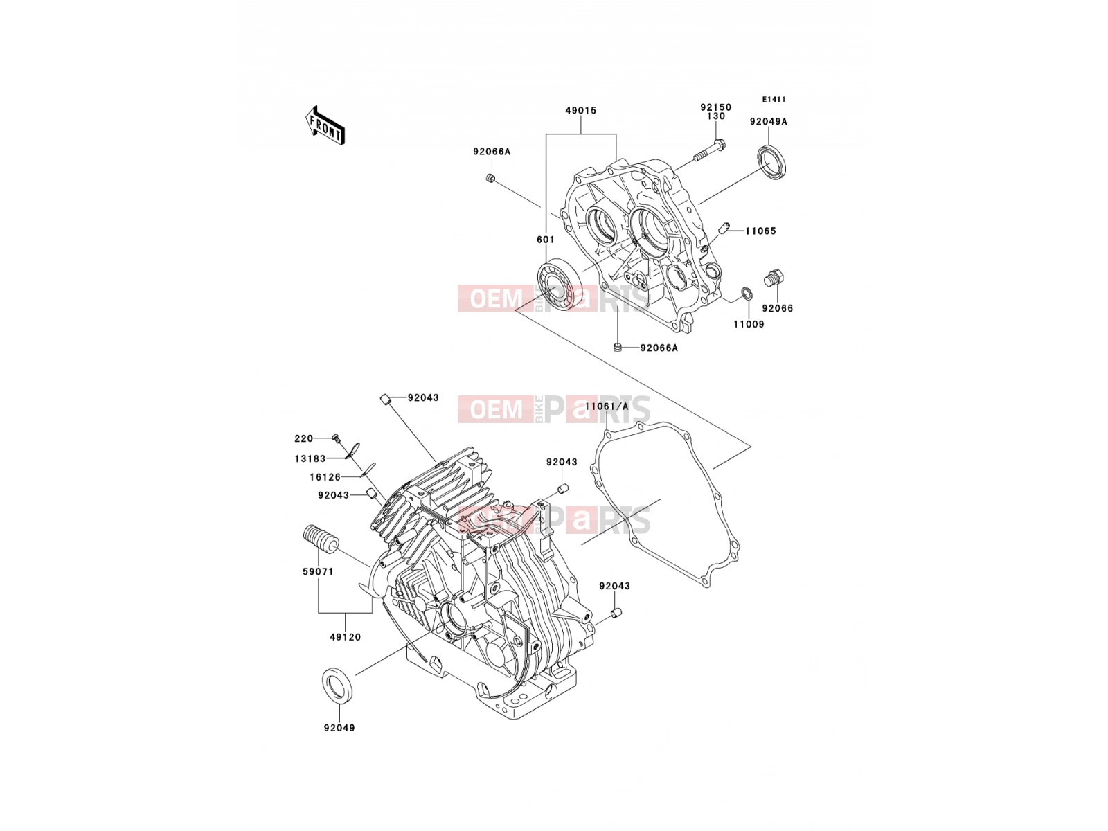 KAWASAKI 2014 Crankcase