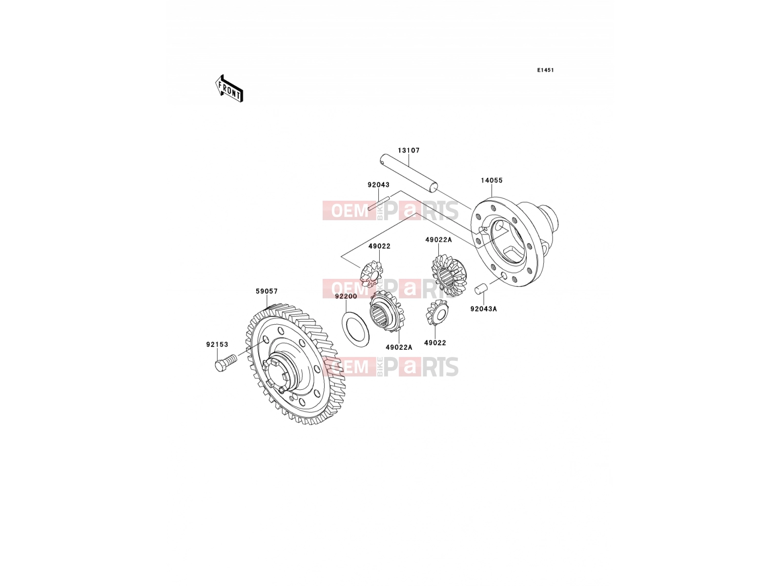 KAWASAKI 2014 Differential