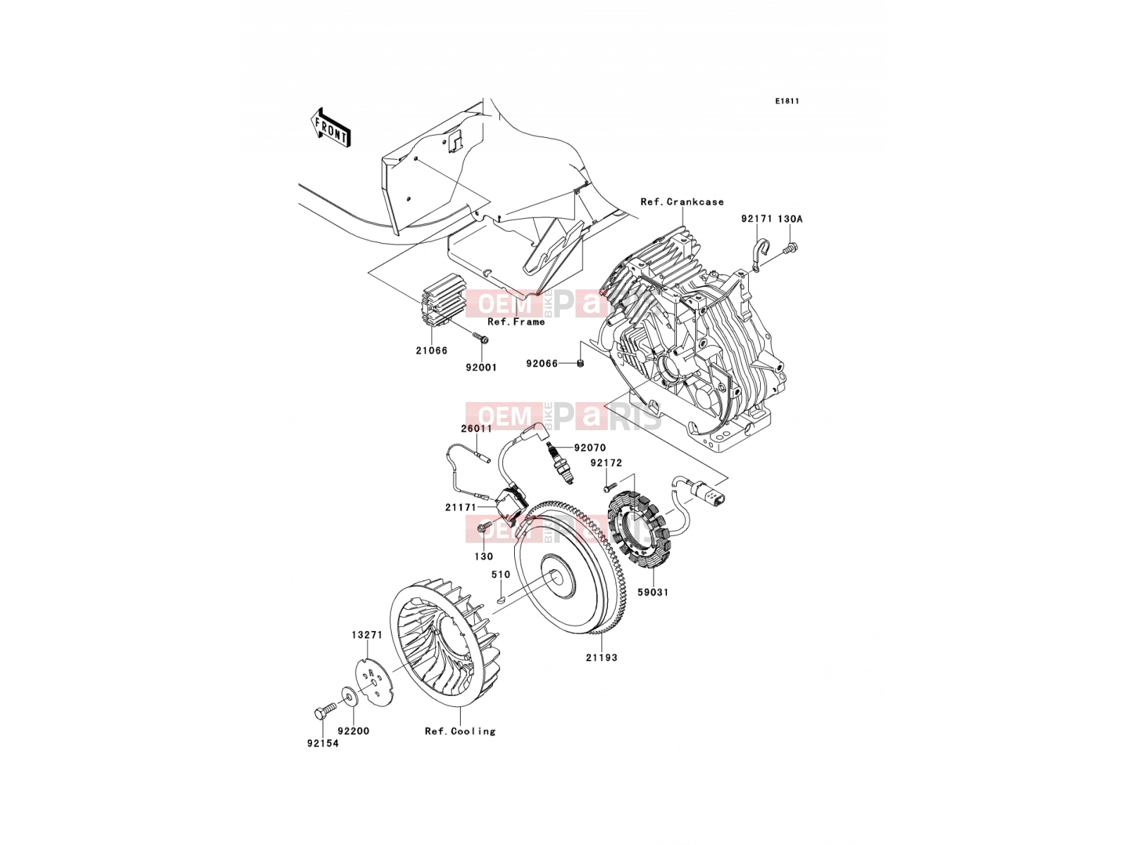 KAWASAKI 2014 Generator/Ignition Coil