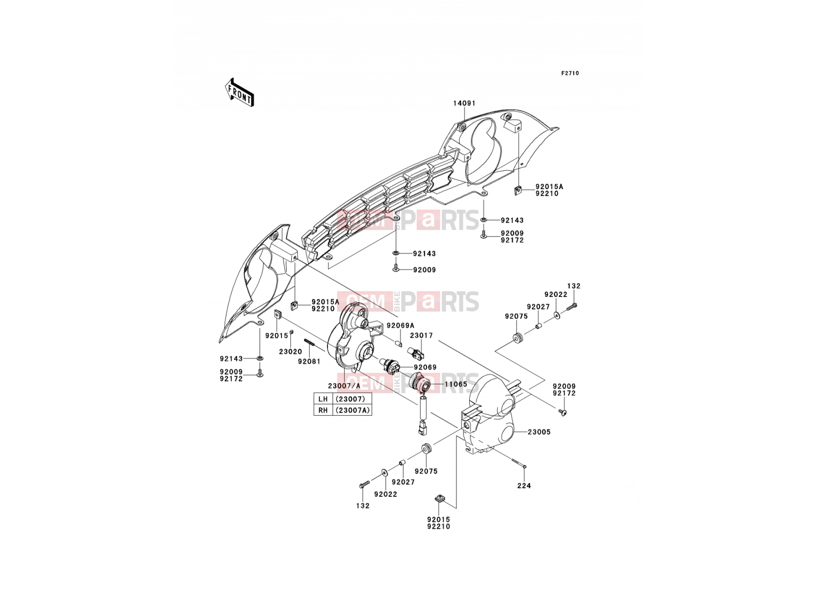 KAWASAKI 2014 Headlight(s)