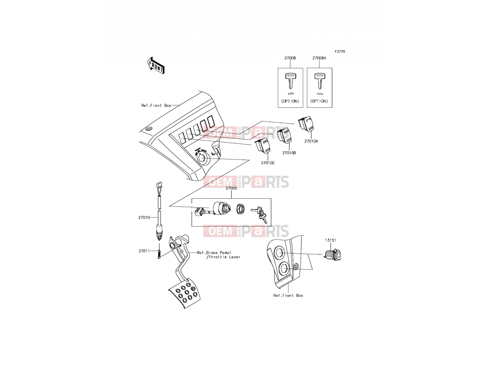 KAWASAKI 2017 Ignition Switch