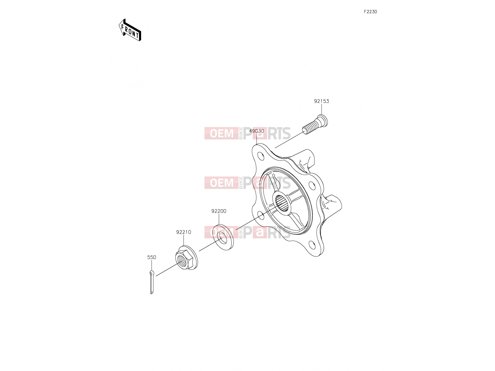 KAWASAKI 2017 Front Hub