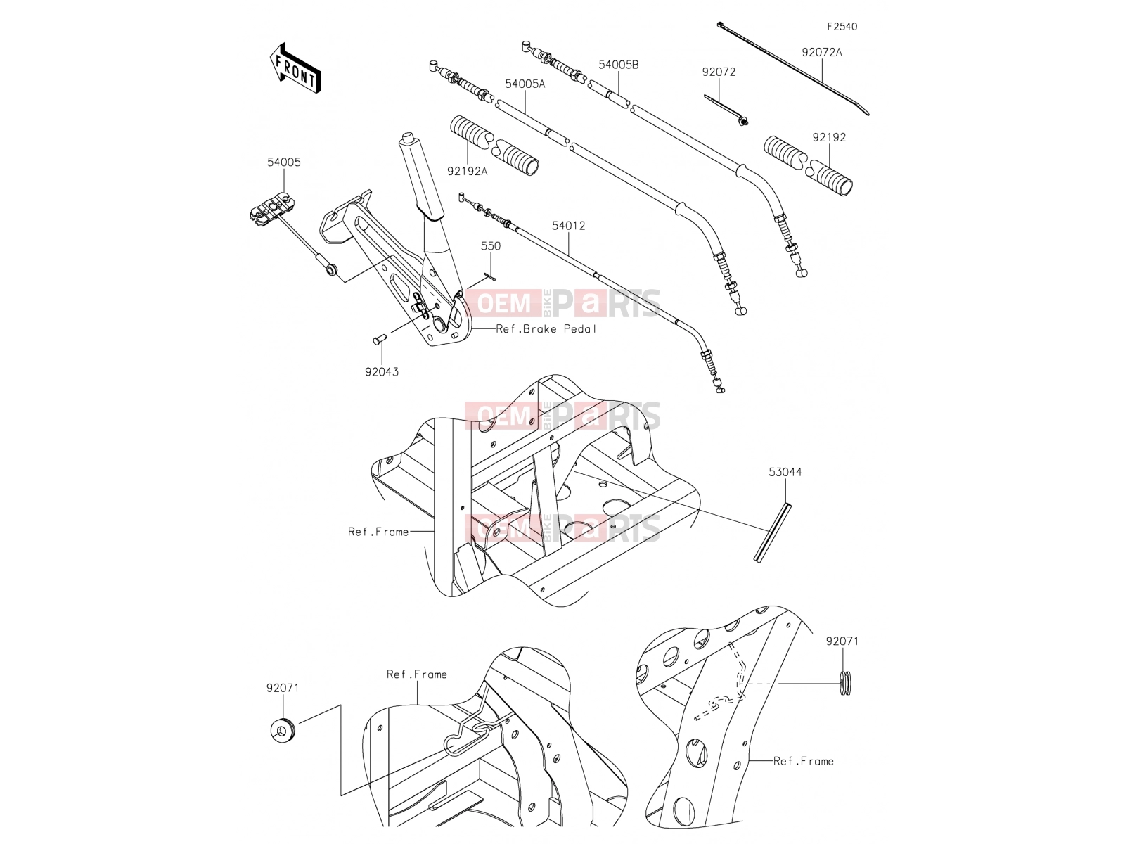 KAWASAKI 2017 Cables