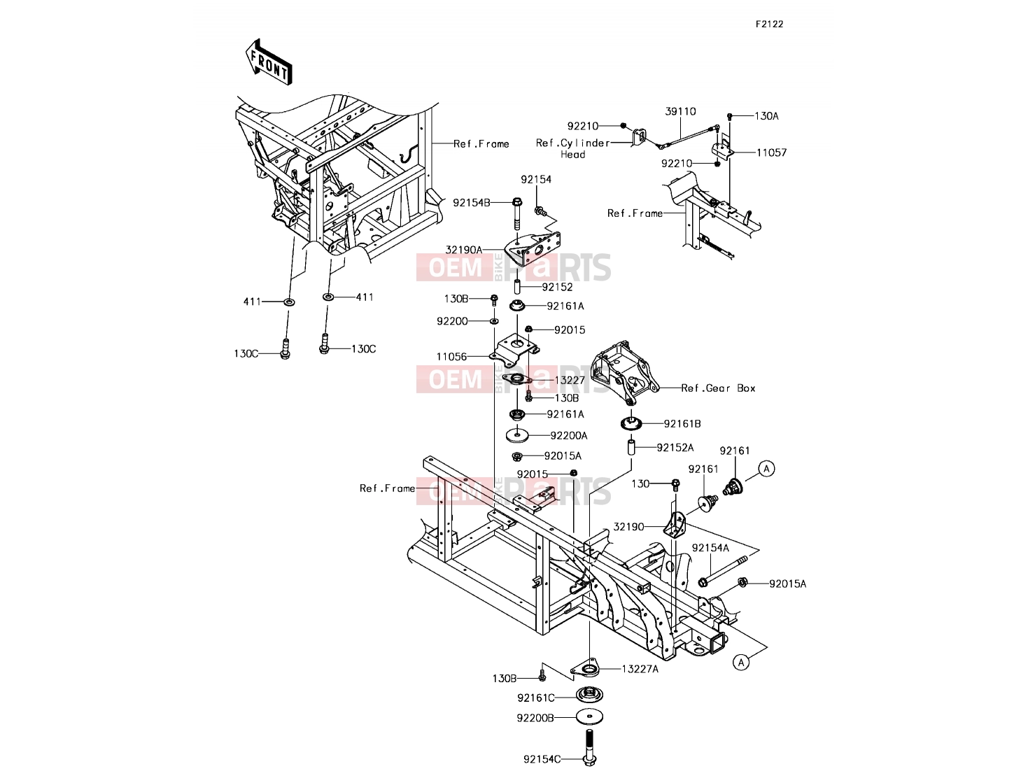 KAWASAKI 2017 Engine Mount