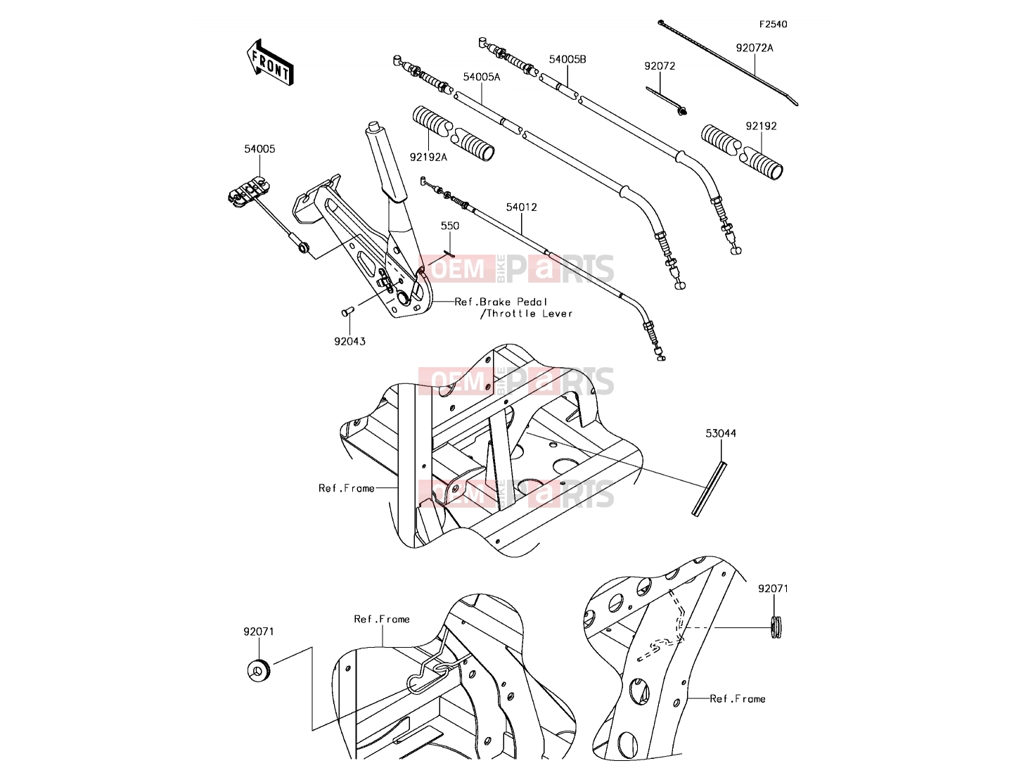KAWASAKI 2017 Cables